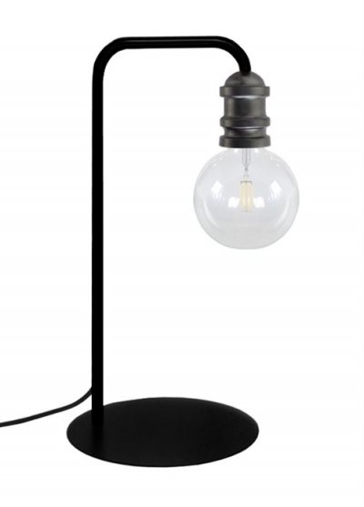 GENERIQUE NORWICH - Lampe de bureau arqu&eacute; m&eacute;tal anthracite