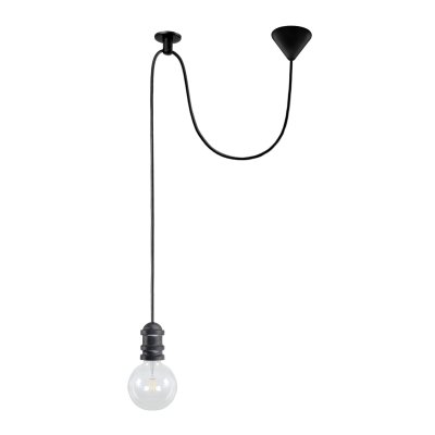 TOSEL NORWICH - Suspension ampoule m&eacute;tal anthracite