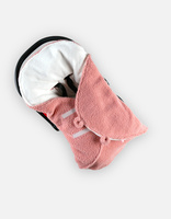 NOUKIE S NOUKIES - Couverture de Promenade Mix&Match - Sherpa - Rose