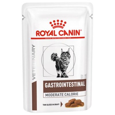 ROYAL CANIN Nourriture Humide Gastro-intestinal Moderate Calorie Feline 12x85 gr 