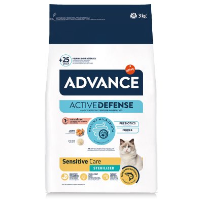 AFFINITY ADVANCE Nourriture Sterilized Sensitive Saumon et Orge 3 Kg Advance