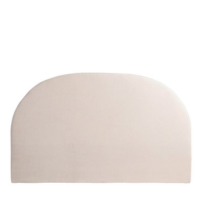 DRAWER Noussa - T&ecirc;te de lit en coton et lin demi-lune L170cm