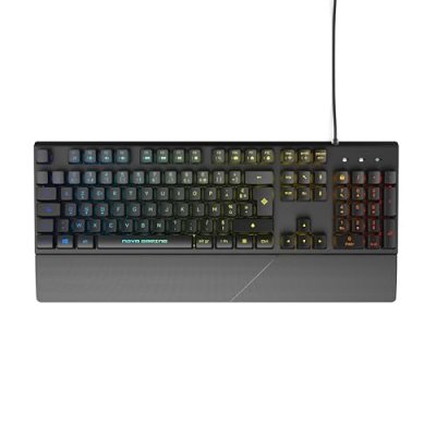 NOVA GAMING  NG305844 - AURIGA - Clavier fil RG avec RP - Noir