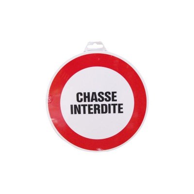 NOVAP  - disque plastique ""chasse interdite"" BD-478709