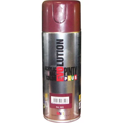 NOVASOL SPRAY  - bombe de peinture rouge ral3005 brillant - pinty 592