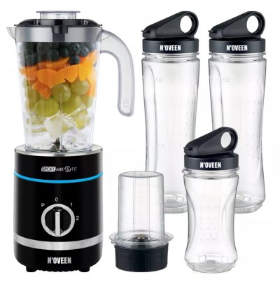 NOVEEN  sb2000 0,8 l blender sport 500 w noir, transparent 