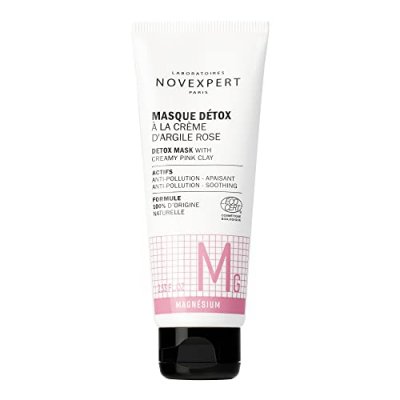 NOVEXPERT  Masque D&eacute;tox &Agrave; la Cr&egrave;me d'Argile Rose