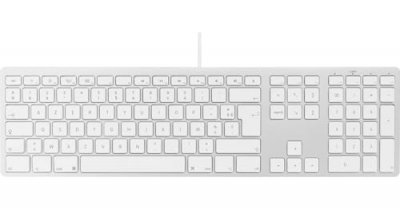 NOVODIO  Touch Keyboard Evo - Clavier Mac USB AZERTY (Aluminium)