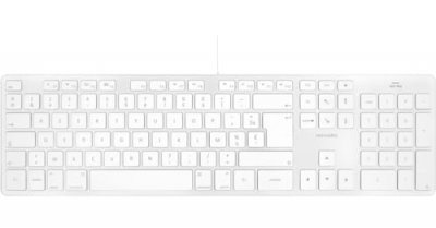 NOVODIO  Touch Keyboard USB-C Argent - Clavier AZERTY Mac