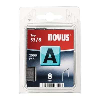 GENERIQUE Novus 042-0413 Blister de 2000 Agrafes fines 53/8 Rouge