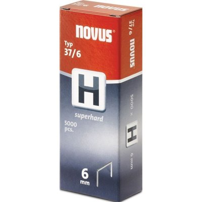 NOVUS  Agrafe H 37 6MM 5000 pi&egrave;ces EXTRA DURE