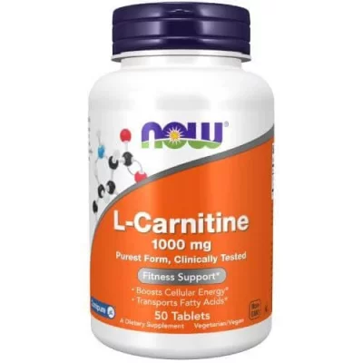 NOW FOODS    L-CARNITINE 1000mg - 50 comps