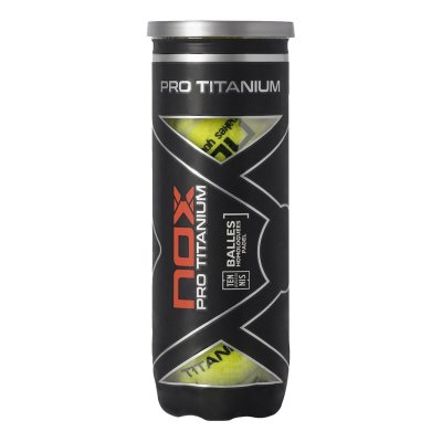 NOX  Bo&icirc;te de 3&nbsp;balles de padel Pro Titanium