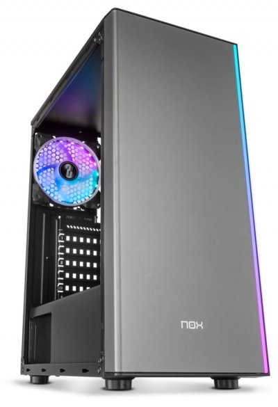 NOX  Bo&icirc;tier ATX semi-tour  HUMMER INFINITY OMEGA LED RGB