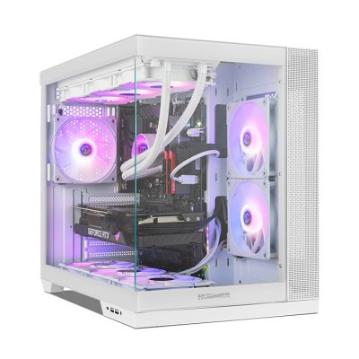 NOX  Hummer Astra Neo Pc Tower Case Clair,Blanc 