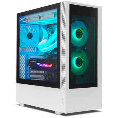 NOX  Hummer Nemesis Midi Tower Rgb Tower Case With Window Blanc