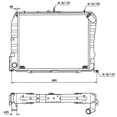 NRF  503962 Radiateur, refroidissement du moteur