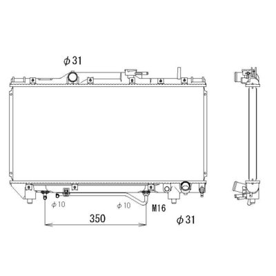 NRF  503968 Radiateur, refroidissement du moteur