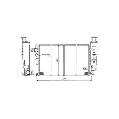 NRF  50401 Radiateur, refroidissement du moteur