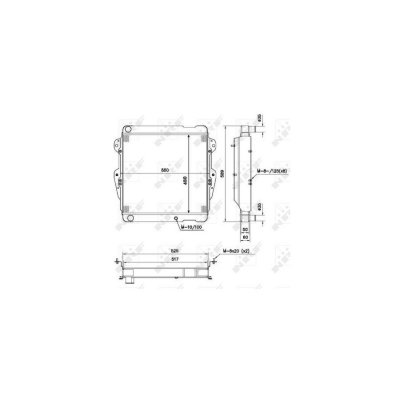 NRF  52111 Radiateur, refroidissement du moteur