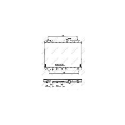NRF  53207 Radiateur, refroidissement du moteur