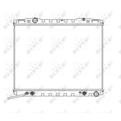 NRF  53366 Radiateur, refroidissement du moteur