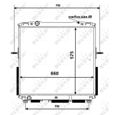 NRF  53367 Radiateur, refroidissement du moteur