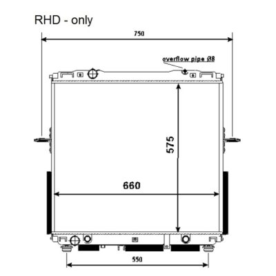 NRF  53368 Radiateur, refroidissement du moteur
