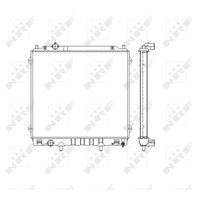 NRF  53480 Radiateur, refroidissement du moteur