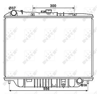 NRF  53517 Radiateur, refroidissement du moteur