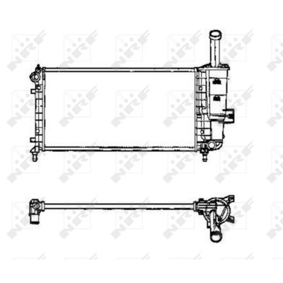 NRF  53605 Radiateur, refroidissement du moteur