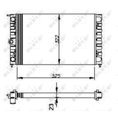 NRF  54694 Radiateur, refroidissement du moteur