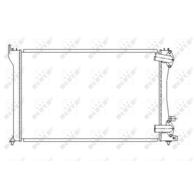 NRF  58251 Radiateur, refroidissement du moteur