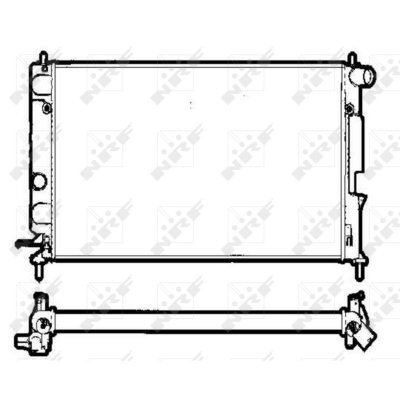 NRF  58290 Radiateur, refroidissement du moteur
