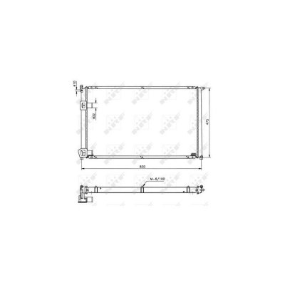 NRF  B.V. Radiateur moteur pour RENAULT: Master & OPEL: Movano (Ref: 58212)