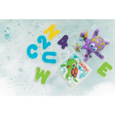 NUBY  lettres et chiffres pour le bain - 12 mois +