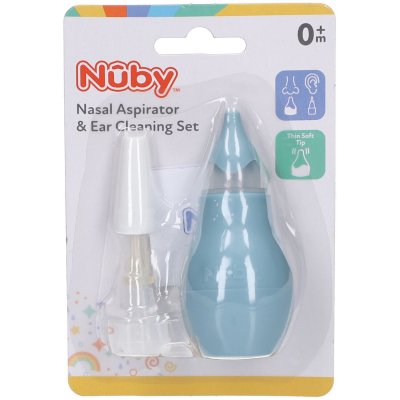 NUBY  Mouche-B&eacute;b&eacute; Poire &agrave; Bout Souple Nez Oreille