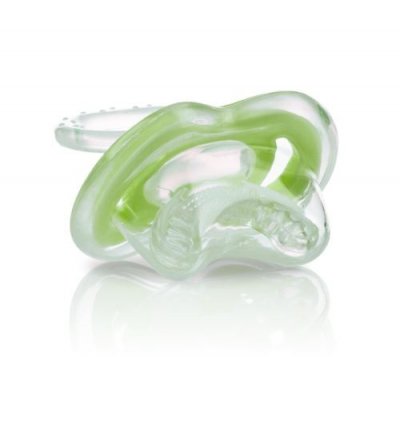 NUBY  Sucette Anneau de Dentition Silicone Vert + 0mois