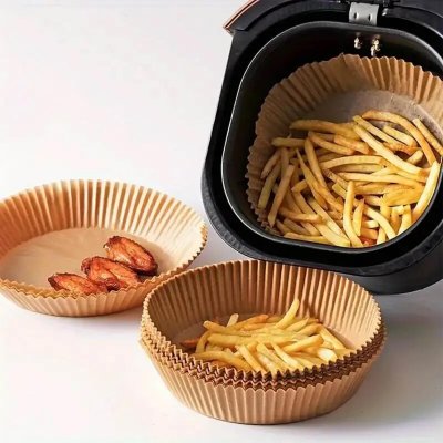 NUFRY  moules en papier cuisson pour friteuse &agrave; air - lot de 50
