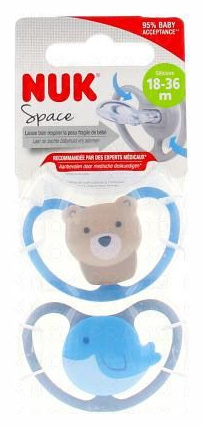 NUK -2 sucettes space