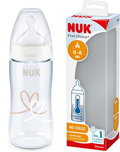 NUKY Nuk Biberon First Choice + Temperature Control Silicone 0-6M 300ml