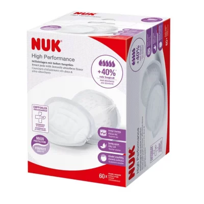 NUK  Coussinets d'allaitement High Performance 60 pi&egrave;ces