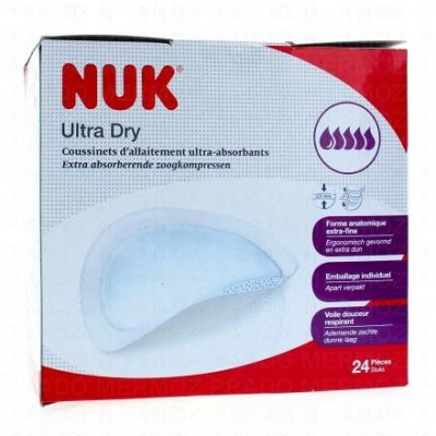 NUK  lot 30 coussinets d'allaitement haute performance