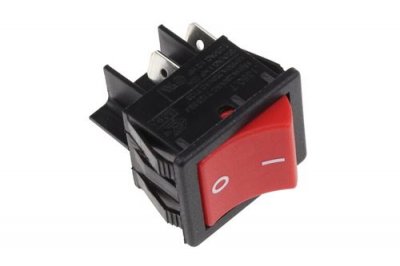 NUMATIC  - interrupteur - on / off - rouge henry/james - 220552