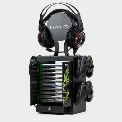 NUMSKULL  Games Halo Video Game Organizer Noir