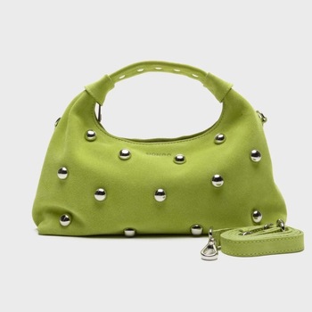 NUNOO N&uacute;noo Dandy Rivet Suede Lime Taille: OS Shorts Outlet Unisex Vert