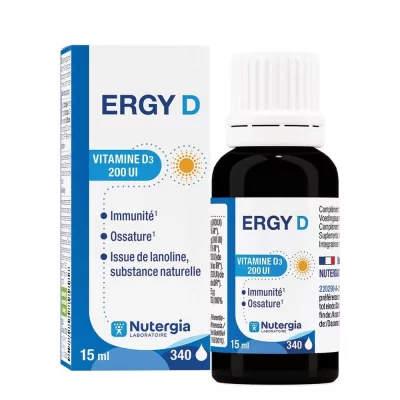 NUTERGIA  Ergy D Vitamine D3 -15ml