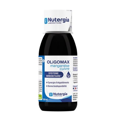 NUTERGIA  - Oligomax Manganese Cuivre 150ml 