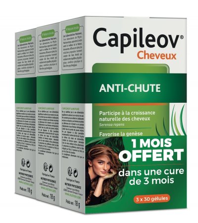 NUTREOV  Capileov Anti Chute, 3x30 capsules