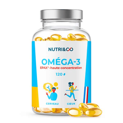 NUTRI & CO Nutri&Co Nutri&Co Les Om&eacute;ga-3 120&nbsp;G&eacute;lules